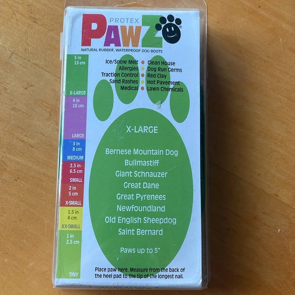 Pawz Rubber Dog Boots xl